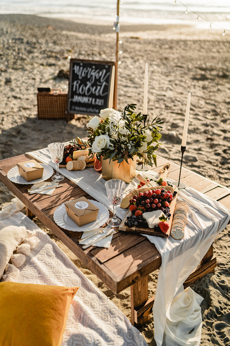 Cheese Platter on the Wooden Table